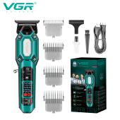 триммер vgr v-900 green, 4 насадки, led display, 7000 rpm, оптом, купить