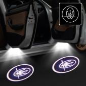 Изображения для Лазерная дверная подсветка/проекция в дверь автомобиля Maserati