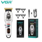 триммер vgr v-971 white, professional, 3 насадки, оптом, купить