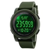 часы наручные 1257ag skmei, army green, оптом, купить