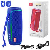 bluetooth-колонка tg288 с rgb подсветкой, speakerphone, радио, blue, оптом, купить