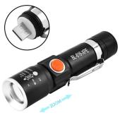 фонарь police 616-xpe, li-ion аккум., зажим, zoom, зу usb, оптом, купить