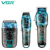 комплект vgr 3 в 1 v-645 аккумуляторная машинка для стрижки (clipper), триммер и электробритва (шейвер), оптом, купить