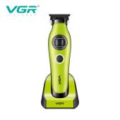 триммер vgr v-880t green, external rotor motor, mim blade, 4 насадки, док-станция, оптом, купить