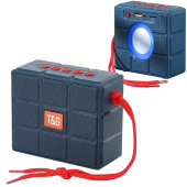 bluetooth-колонка tg311с rgb подсветкой, speakerphone, радио, blue, оптом, купить