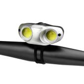 велофонарь qx-q02-2cob, li-ion аккум., зу microusb, оптом, купить