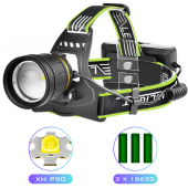 фонарь налобный bl-a12-3-p90, 3x18650, zoom, зу type-c, box, оптом, купить