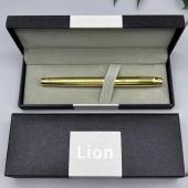 подарочная ручка в коробке lion (золотая) 870, оптом, купить