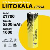 аккумулятор 21700, liitokala lt55, 5500mah, оригинал, оптом, купить