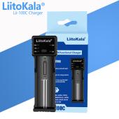 зарядное устройство liitokala lii-100c, 1x18650/ 26650/ 18350/ 14500/ aa/ aaa, оптом, купить