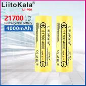 аккумулятор 21700, liitokala lii-40a, 4000mah, оригинал, оптом, купить