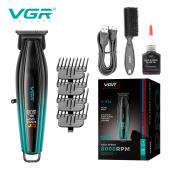 триммер vgr v-974 green, 8000 rpm, 4 насадки, led display, оптом, купить