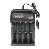 зарядное устройство ms-5d84a, 4х10440/14500/16340/16650/14650/18350/18500/18650, 3.7v, оптом, купить