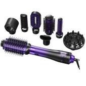 фен-щетка стайлер vgr 8 в 1 v-488 purple, 8 насадок, 4 режима, оптом, купить