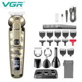 набор для стрижки vgr 6 в 1 v-095, 16 насадок, led display, оптом, купить