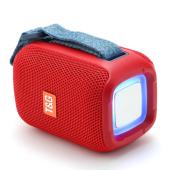 bluetooth-колонка tg339 с rgb подсветкой, speakerphone, радио, red, оптом, купить