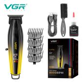 триммер vgr v-974 gold, 8000 rpm, 4 насадки, led display, оптом, купить