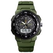 часы наручные 1454ag skmei, army green, ukraine, оптом, купить