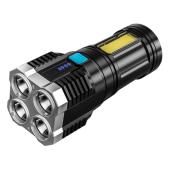 фонарь x509/s03-4led+cob, li-ion аккум., зу microusb, оптом, купить