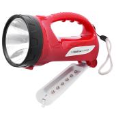 фонарь переносной luxury 2804 w, 1+6led, встроенный аккумулятор, зу 220v, оптом, купить