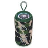 bluetooth-колонка tg656 с rgb подсветкой, speakerphone, радио, camouflage, оптом, купить