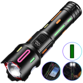 фонарь night vision fluorescence bl-2405-tg, 1x18650, power bank, индикация заряда, зу type-c, zoom, оптом, купить