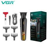 триммер vgr v-930 gold, 4 насадки, led display, оптом, купить