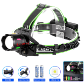 фонарь налобный night vision fluorescence pld-903-tg, 1 режим, 2x18650, зу type-c, zoom, оптом, купить