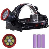 фонарь налобный ct021 6+1 ultra led, 3x18650, power bank, зу type-c, оптом, купить