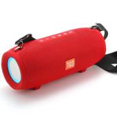 bluetooth-колонка tg322 с rgb подсветкой, speakerphone, радио, red, оптом, купить