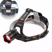 фонарь налобный w688a-tg, 2x18650, зу type-c, zoom, box, оптом, купить