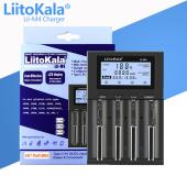 зарядное устройство liitokala lii-m4, 4хаа/ ааа/ a/ 14500/ 16340/ 18350/ 18650/ 26650, оптом, купить