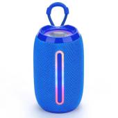 bluetooth-колонка tg653 с rgb подсветкой, speakerphone, радио, blue, оптом, купить