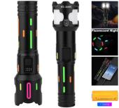 фонарь night vision fluorescence bl-2405-tg, 1x26650, power bank, индикация заряда, зу type-c, zoom, оптом, купить