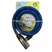 замок велосипедный kihuu lock 185, 15*80 тросовый, 2 ключа, оптом, купить