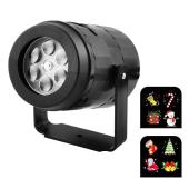 светодиодный лазерный проектор 886-1 (новогодний), +2 вкладыша с картинками, оптом, купить