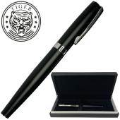 подарочная ручка tiger в футляре (черно-серебристая) 382, оптом, купить