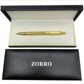 ручка шариковая zorro в подарочной коробке (золотая) 005, оптом, купить