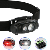 фонарь налобный 6670-cob(white)+smd(red), зу type-c, 1x14500, box, оптом, купить