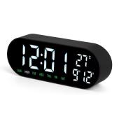 часы сетевые vst-913-6, белые, температура, usb, оптом, купить