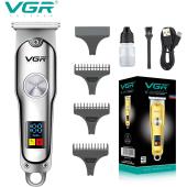 триммер vgr v-290 silver, 3 насадки, led display, оптом, купить