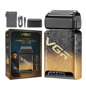 электробритва vgr v-374 gold шейвер, двойное лезвие, led display, оптом, купить