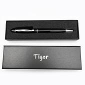 подарочная ручка tiger в футляре (черно-серебристая) 262, оптом, купить