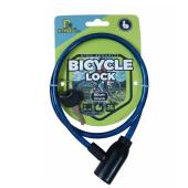 замок велосипедный kihuu lock 801, 8*80 тросовый, 2 ключа, оптом, купить