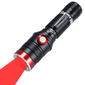 фонарь 736-tg(red), 1x18650, 1 режим, зу microusb, zoom, оптом, купить