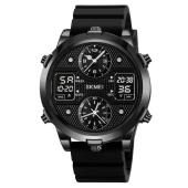 часы наручные 2212pbkbk skmei, black-black, оптом, купить