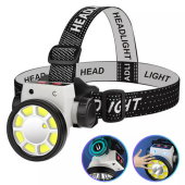 Изображения для Фонарь налобный PLD-LY004-XPE+COB, Motion Sensor, Li-Ion аккум, индикация заряда, магнит, ЗУ Type-C, Box