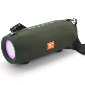 bluetooth-колонка tg322 с rgb подсветкой, speakerphone, радио, green, оптом, купить