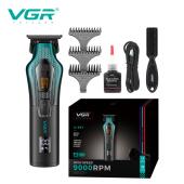 триммер vgr v-997, vector motor 8000-11000 rpm, 3 насадки, led display, оптом, купить
