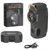 фонарь multifunctional d50-smd black, li-ion аккум., индикация заряда, зажигалка, зу type-c, box, оптом, купить